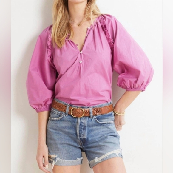 CLEOBELLA Jess Blouse‎ In Azalea - Picture 1 of 7